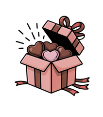 gift box with heart