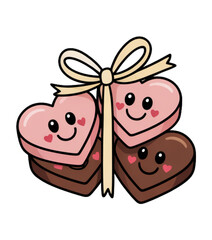 heart shaped cookies