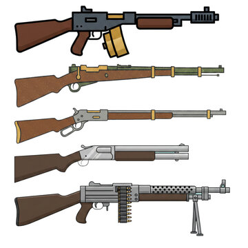 Classic gun vector