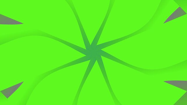 Footage video of abstract green background with gray triangles, Nature-inspired graphic design element, Environment concept