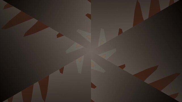 Abstract footage video of geometric shapes exploding in dark background, creating dynamic motion