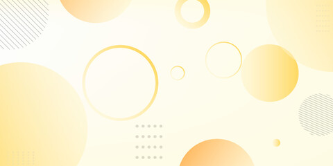 Geometric banner background orange and yellow gradations pattern shape.modern vector eps 10