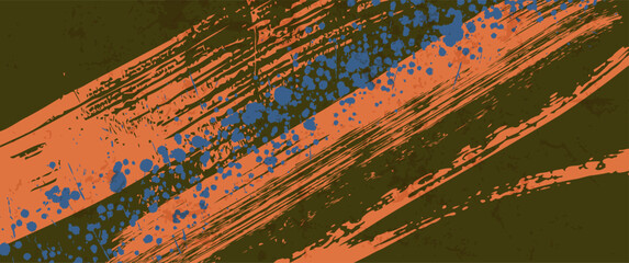 abstract grunge background, with paint strokes and splashes