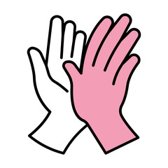 Fototapeta premium Clapping Hands