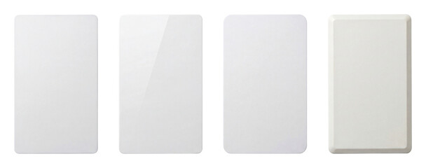 Blank RFID cards set.