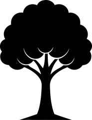 tree silhouette vector