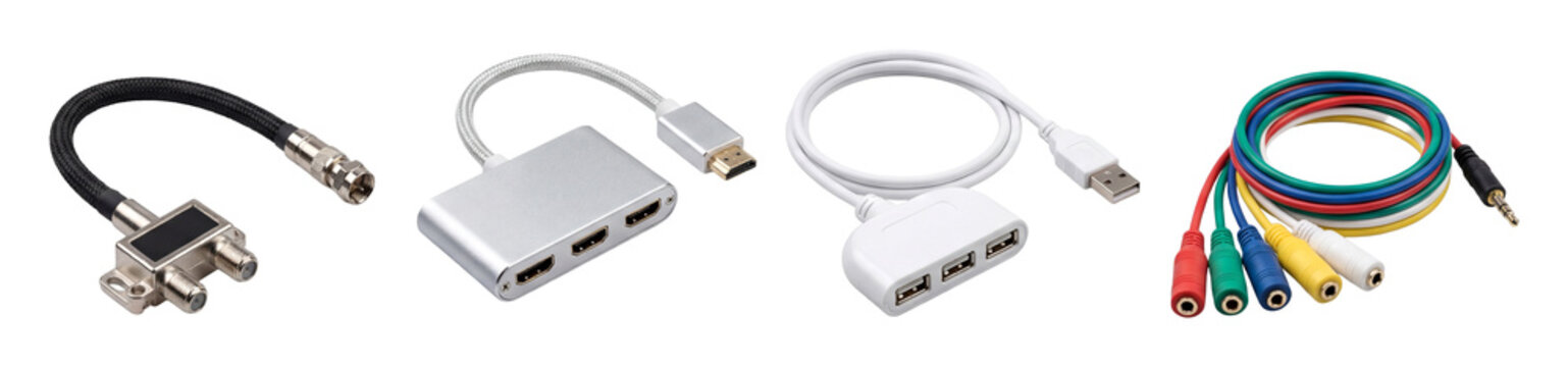 Cable splitter set.