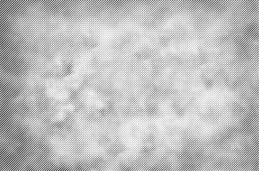 Abstract vector creative halftone dot texture. Modern background with soft clouds and subtle vignette for artistic posters, branding, and web design.