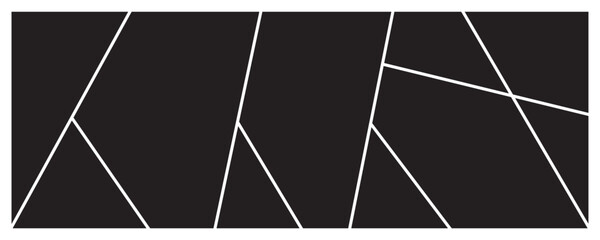 Photo collage template. Mood board grid. Square picture frame. Photography album layout. Vector illustration .EPs 10 .