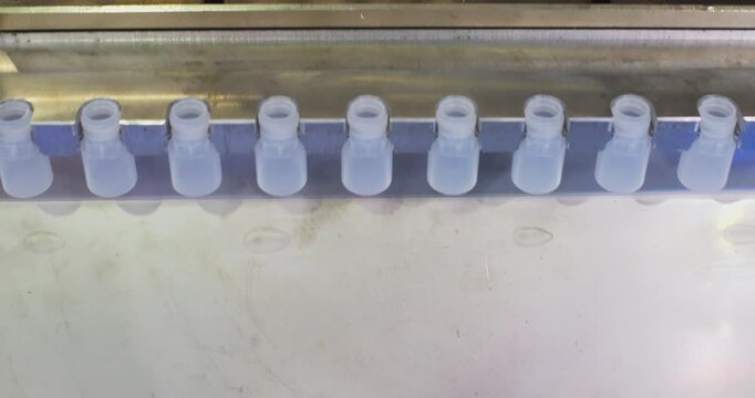 The process of producing plastic bottles