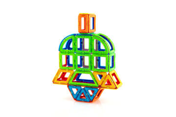 Magnetic Bell-Shaped Building Blocks &ndash; Colorful STEM Educational Construction Toy