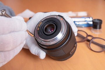 Objektiv wird repariert