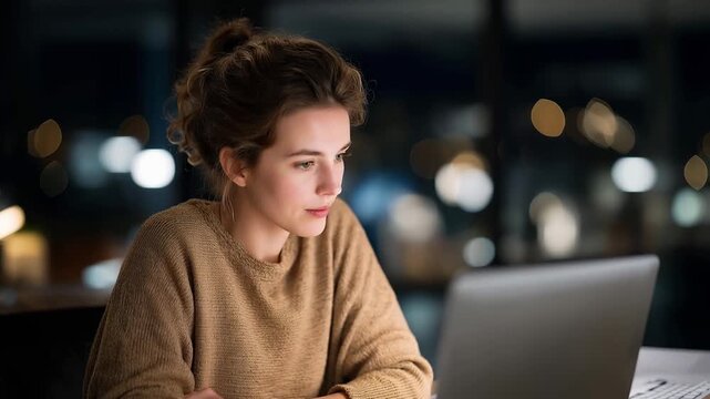 A student sits at a modern desk, engaged in online learning, with multiple digital devices opened, highlighting the flexibility and accessibility of education in today&rsquo;s technology-driven world.