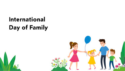 Celebrating international day of family isolated on transparent background