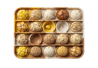 Colorful pop it toy for sensory and stress relief isolated on transparent background