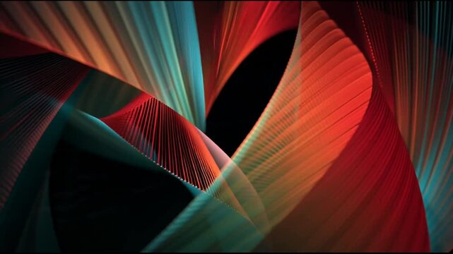 Abstract Geometric Forms And Rhythmic Strobe Light Effects Seamless Loop