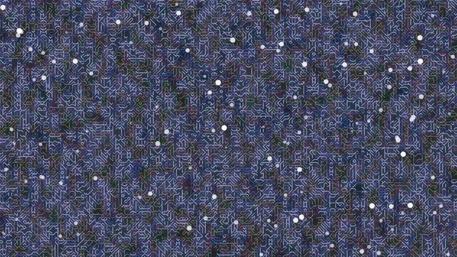 Dark Blue Background with White Dots.