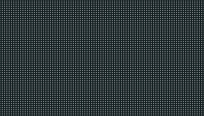 Digital LED dot grid pattern. Vector RGB panel texture with black and white pixel dots, electronic screen background for video wall, tech UI, displays and modern digital design © Hanna