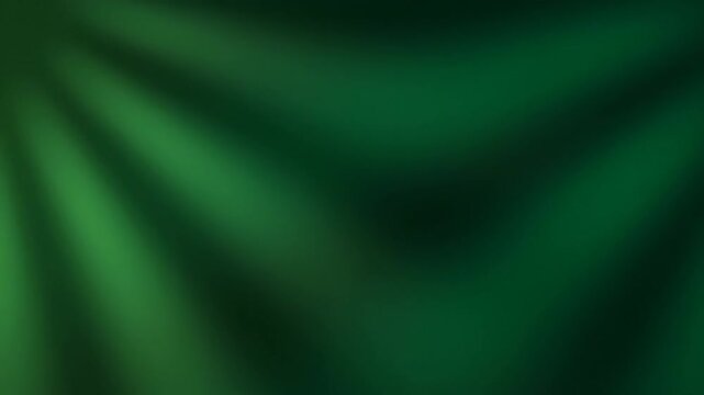 Green radial gradient background with light rays for abstract design