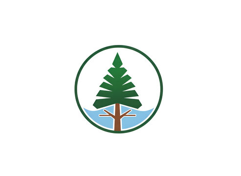 Pine forest logo