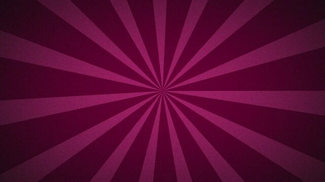 4k Abstract Retro Comic Background with Spinning Sunburst Animation