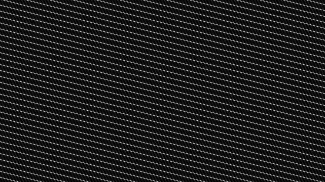 Abstract Rotating White Lines Creating Moire Pattern on Black Background