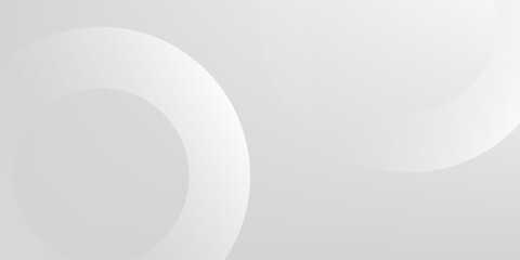 Abstract minimalist white and gray curve modern background.