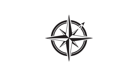 Guiding Star: A symbolic compass rose, its intricate design, representing direction, navigation, and exploration, stands as a guide for journeys.