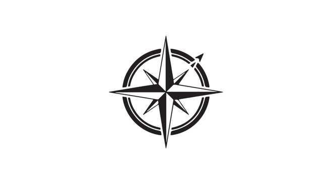Guiding Star: A symbolic compass rose, its intricate design, representing direction, navigation, and exploration, stands as a guide for journeys.