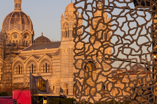 Marseille, France -2025 December 30: Museum of European and Mediterranean Civilisations, mucem one of largest museum in Marseille