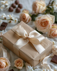 Soft Valentine Chocolate Luxury