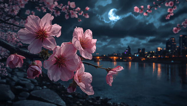 夜桜 Images – Browse 13,572 Stock Photos, Vectors, and Video