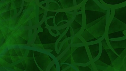 Dark Green Abstract Texture Background with Organic Network Pattern.