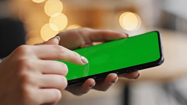 Mobile device with green screen for content insertion and replacement