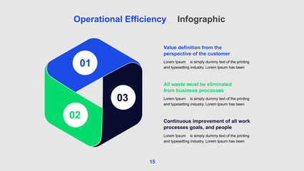 Operational Efficiency Process Infographic