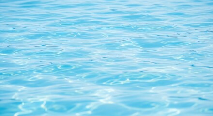Fototapeta premium Rippling water surface in a swimming pool