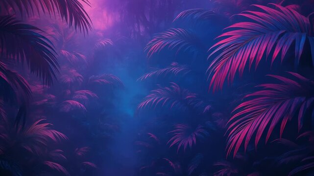 Exploring vibrant jungle flora enchanted rainforest digital mystical environment wide-angle view nature's serenity