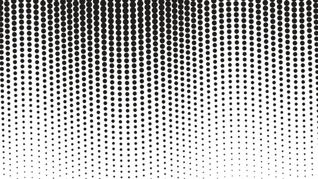 Seamless black and white metal grid background featuring a perforated metallic mesh texture with halftone dots and a gray steel circular hole pattern for modern technology wallpaper design