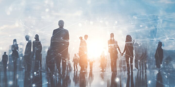 Integrated global business platform combining networking analytics HR recruitment outsourcing customer service teamwork and strategic coordination capabilities enterprise wide