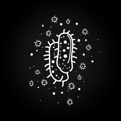 White goose standing gracefully.