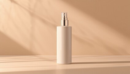 White ceramic pencil holder with colored pencils on minimalist desk in soft natural light