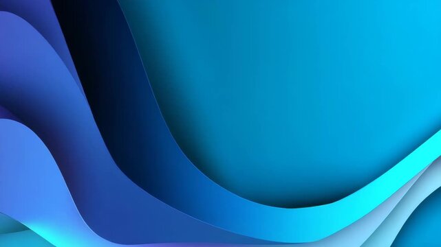 Modern abstract wave background with depth shadows and clean light