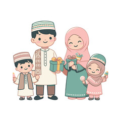 eid al fitr illustration design