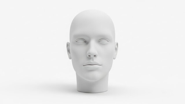 3d rendered head model