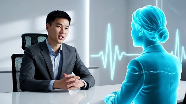 AI-Powered Business Interview with Virtual Assistant