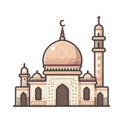 mosque illustration design