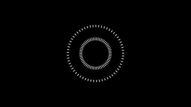 Fireworks explosion line shape blast, zigzag doodle cartoon, circle firework display animation on black background. geometric firework circle burst pop-up with bursts and sparks. 4k video