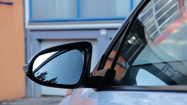 Adjusting Car Side Mirror with Electric Servo Motor sound