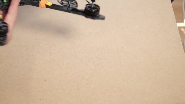 Assembling Carbon Fiber FPV Racing Drone Frame by Hand