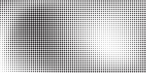 Dot pattern seamless background. Polka dot pattern template Monochrome dotted texture.